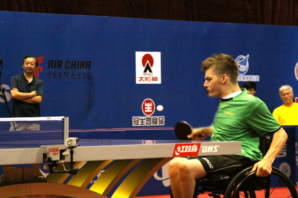 太阳神赞助中国首届残疾人乒乓球世锦赛